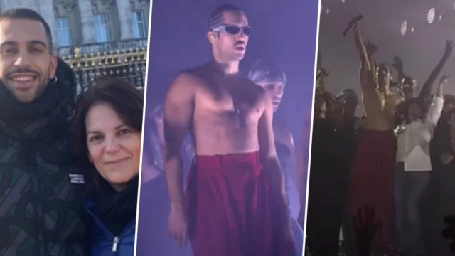 Mahmood fa salire sua madre sul palco e balla con lei (VIDEO)