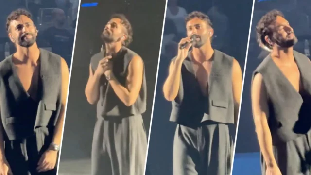 Marco Mengoni torna a cantare live dopo la morte di sua madre e si commuove durante Due vite (VIDEO)