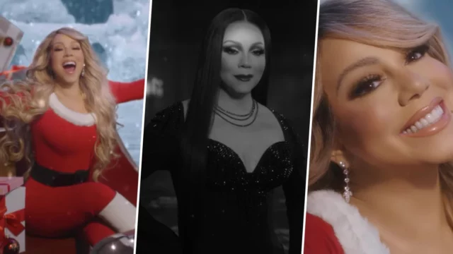 Mariah Carey si veste da Morticia Addams e dà il via al Natale (la sua stagione) - VIDEO