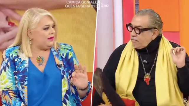 Mariotto litiga con Rossella Erra e minaccia di lasciare lo studio