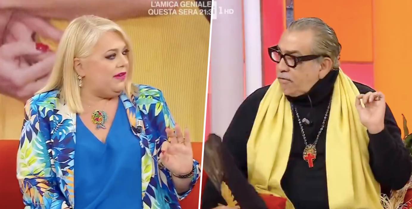 Mariotto litiga con Rossella Erra e minaccia di lasciare lo studio