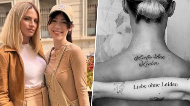 Michelle Hunziker fa un tatuaggio con la figlia Aurora Ramazzotti