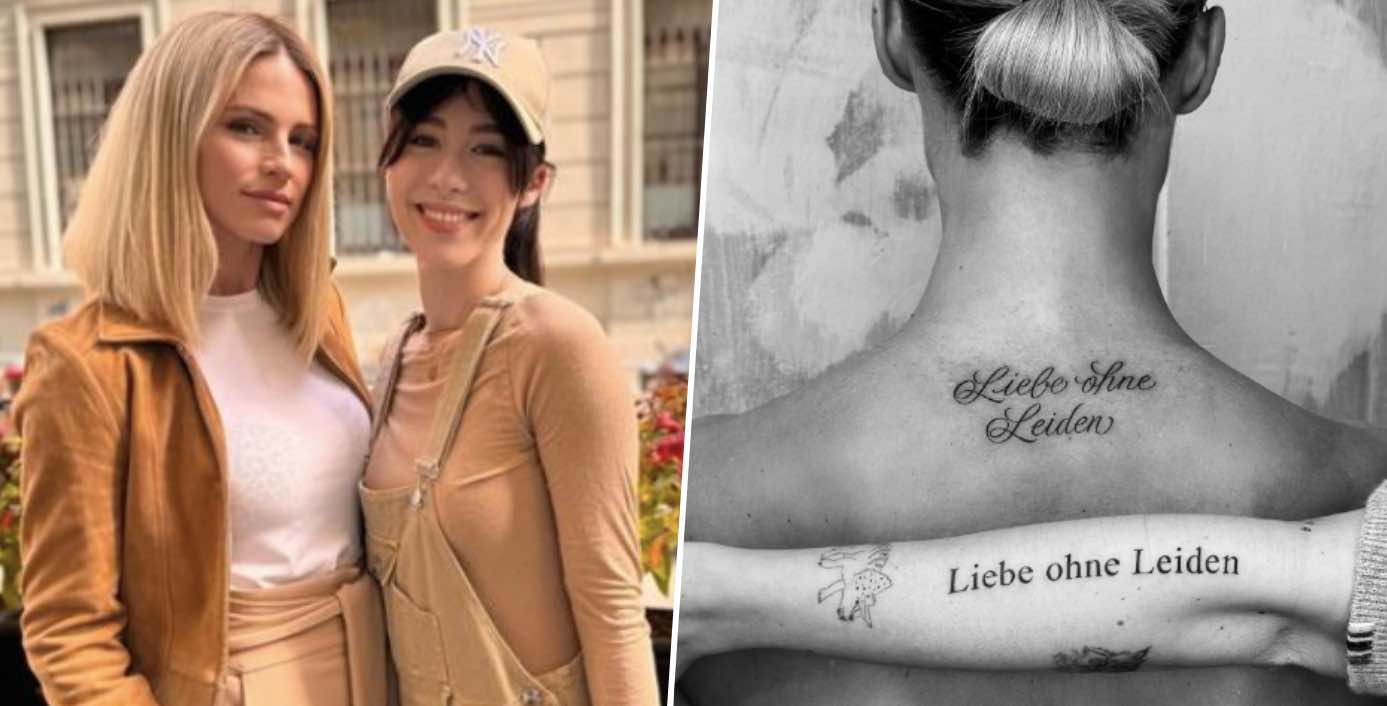 Michelle Hunziker fa un tatuaggio con la figlia Aurora Ramazzotti