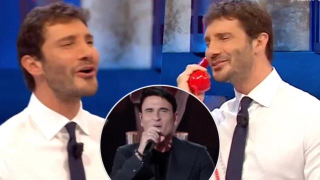 Stefano De Martino canta “Rossetto e caffè