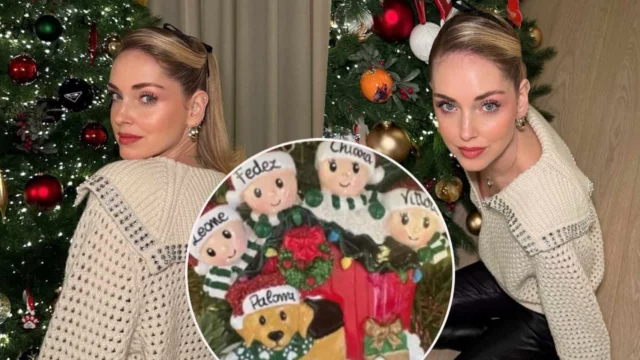 Chiara Ferragni, nel suo albero di Natale c'è un addobbo con Fedez