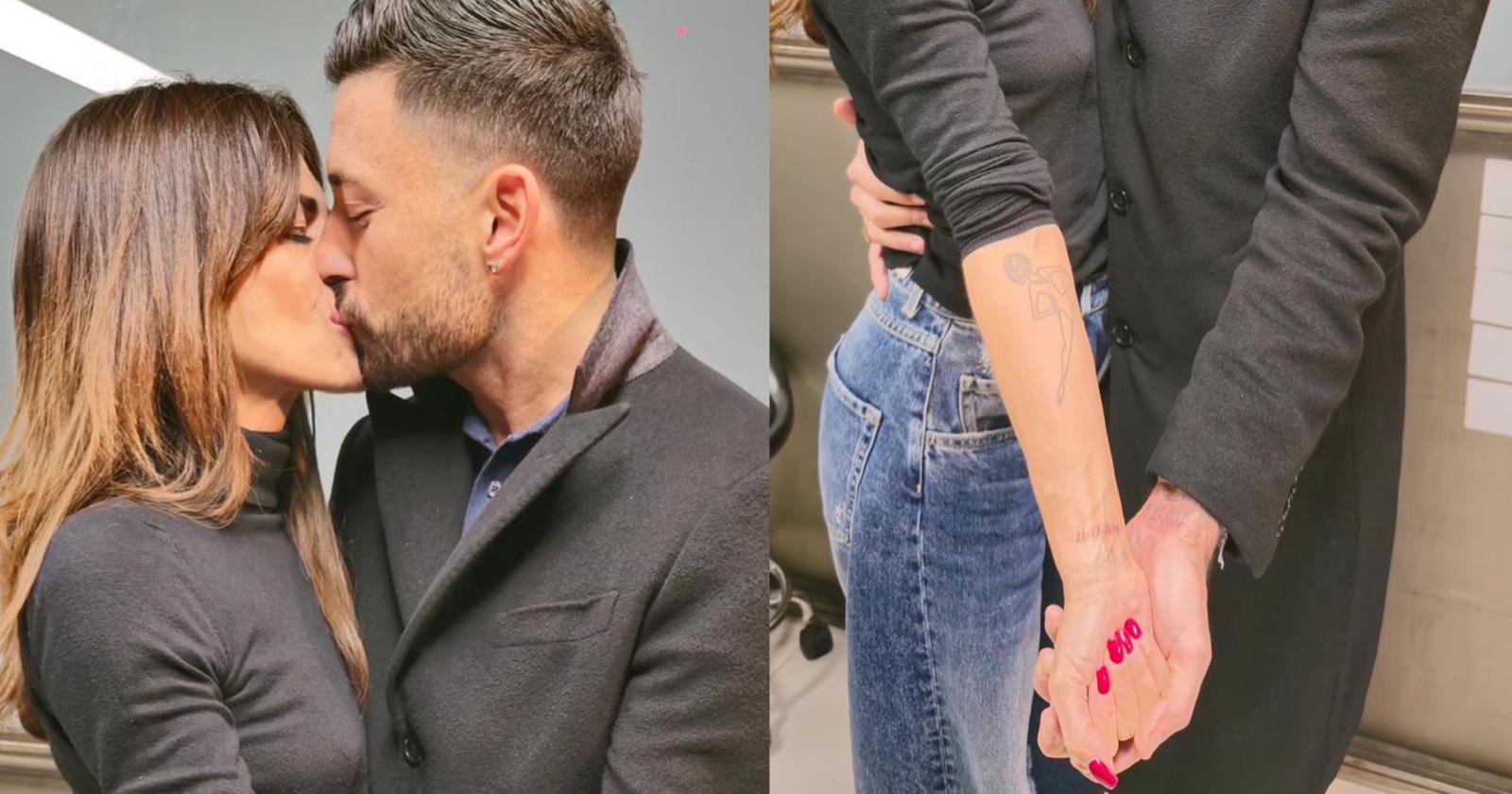 Bianca Guaccero e Giovanni Pernice si fanno un tatuaggio di coppia