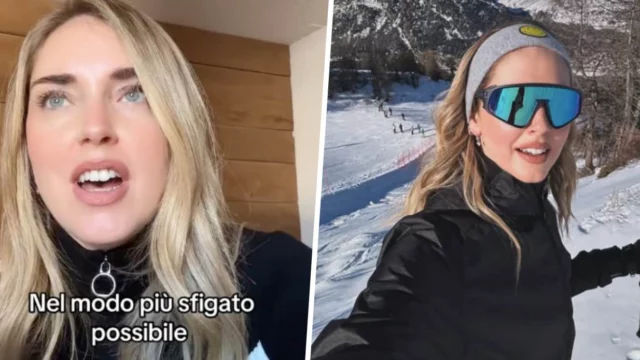 Chiara Ferragni, incidente in montagna l'ultimo dell'anno