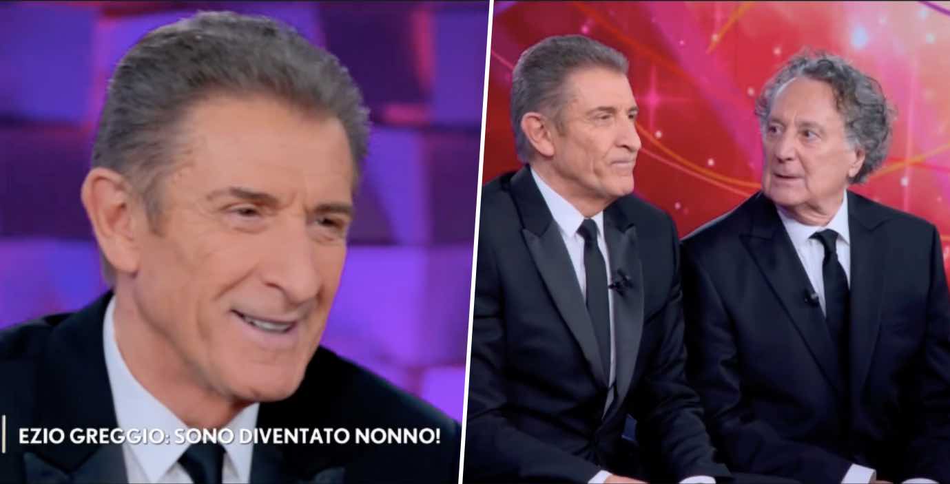 Enzo Iacchetti spoilera che Ezio Greggio è diventato nonno, la reazione è tutta da ridere (VIDEO)