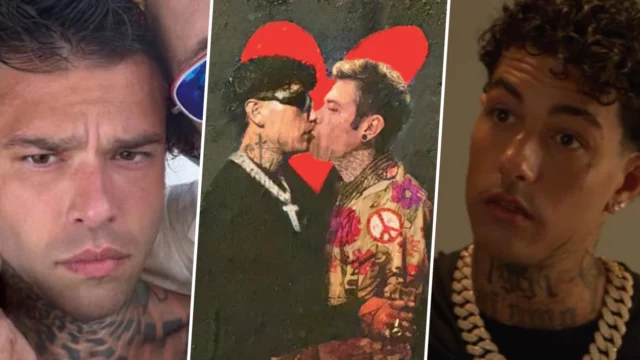 Fedez e Tony Effe, a Milano spunta un murales dove si baciano