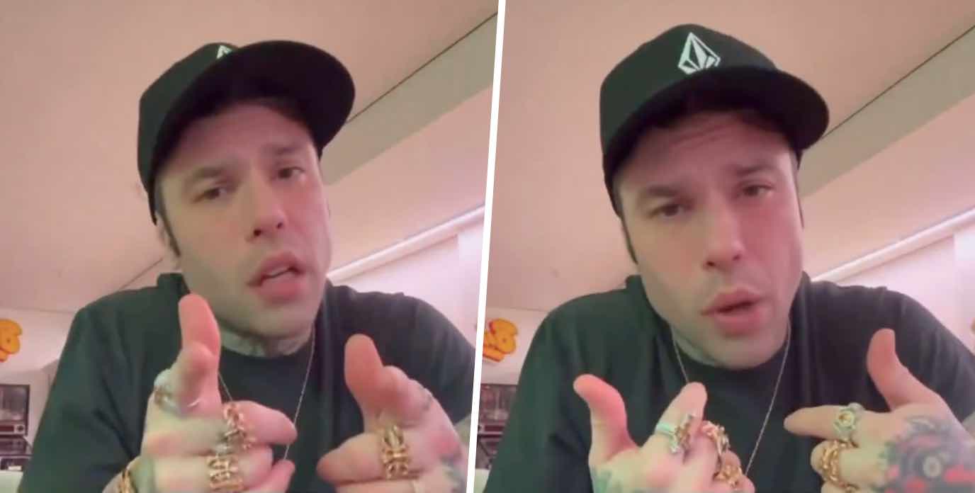 Fedez torna sui social con una storia sospetta, poi cancella tutto