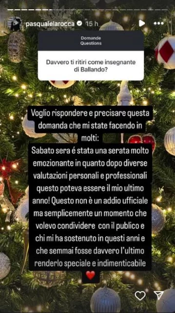 La storia Instagram di Pasquale La Rocca