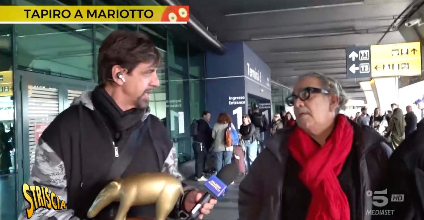 Guillermo Mariotto, va in onda il servizio di Striscia e lui interviene sui social