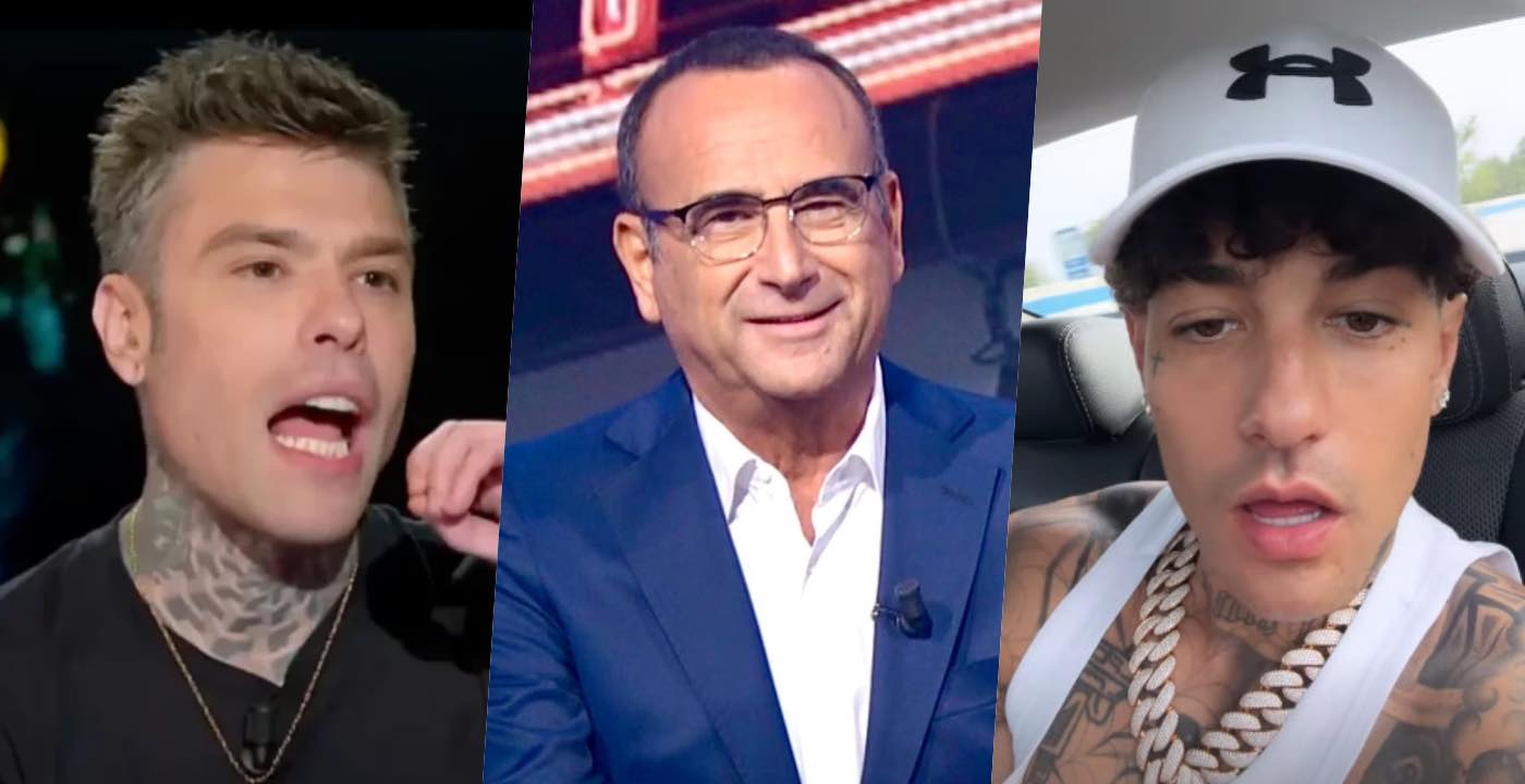 Carlo Conti spegne le polemiche su Fedez e Tony Effe a Sanremo