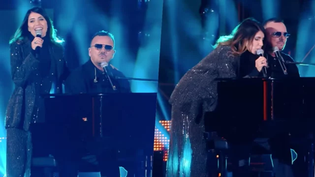 Giorgia Duetta Con Gigi D Alessio Durante La Finale Di X Factor