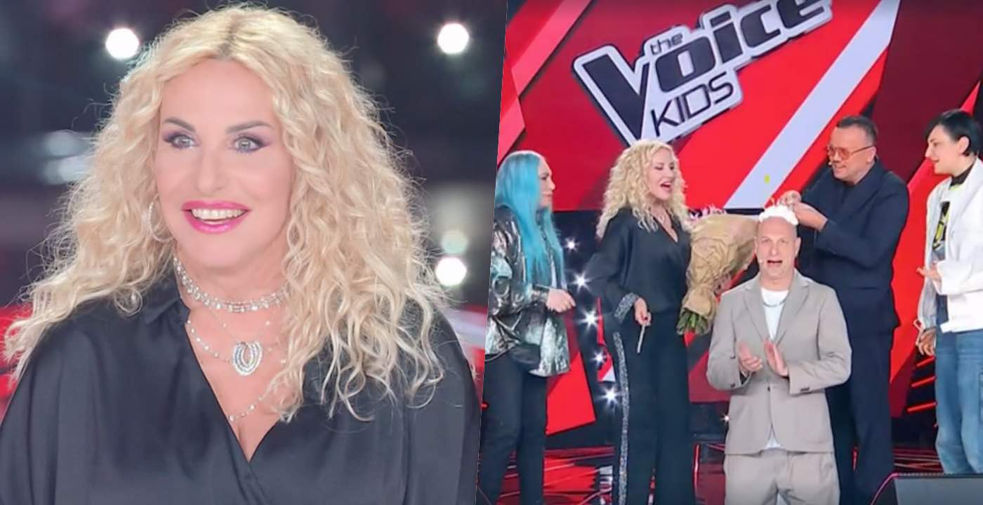 Antonella Clerici, la sorpresa di compleanno dai giudici di The Voice Kids