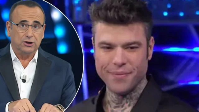 fedez assente foto gruppo sanremo 2025 motivi