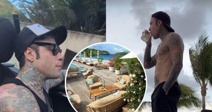 Fedez trascorre il Natale in una villa extra lusso ai Caraibi, il prezzo da capogiro