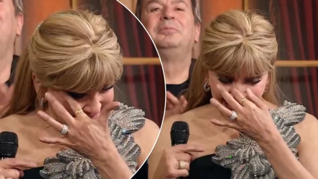 milly carlucci piange diretta ballando con le stelle