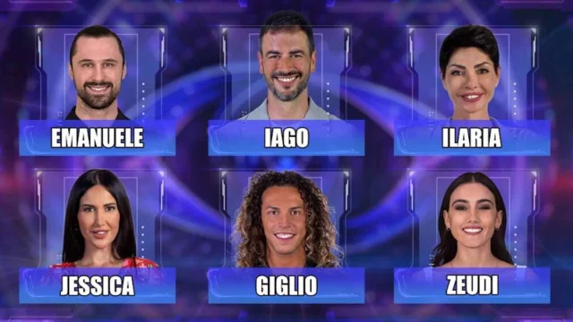 GF: Emanuele, Giglio, Iago, Ilaria, Jessica o Zeudi, chi vuoi salvare? VOTA IL SONDAGGIO