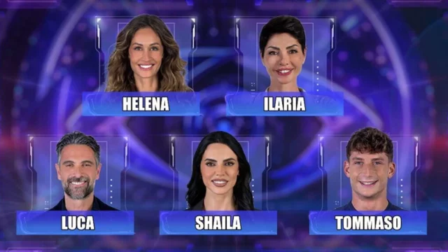 GF: Helena, Ilaria, Luca, Shaila o Tommaso, chi elimini? VOTA