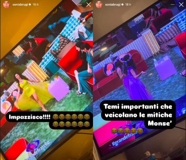 Le storie Instagram di Sonia Bruganelli