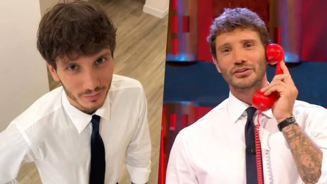 Manuel Bortuzzo imita il look di Stefano De Martino ad Affari Tuoi