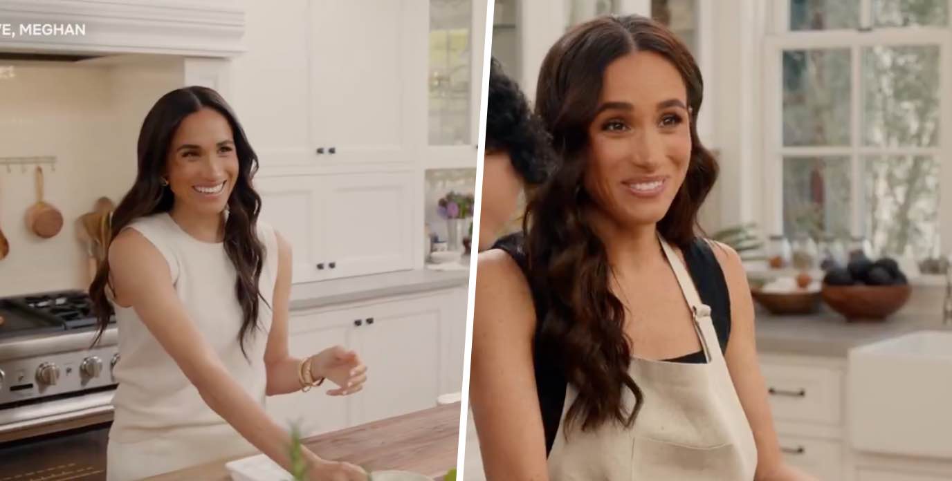 Meghan Markle si trasforma in Antonella Clerici e conduce uno show di cucina su Netflix (VIDEO)