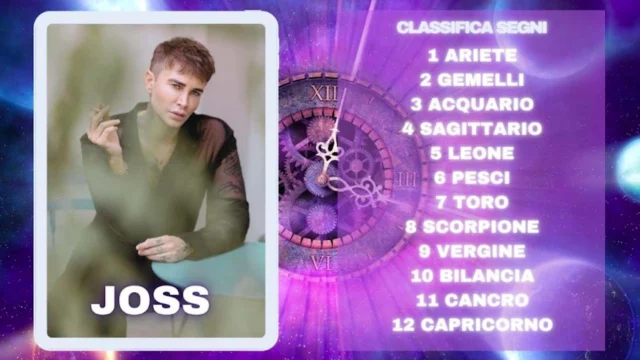 Oroscopo di Joss dal 3 al 9 febbraio: classifica dei segni