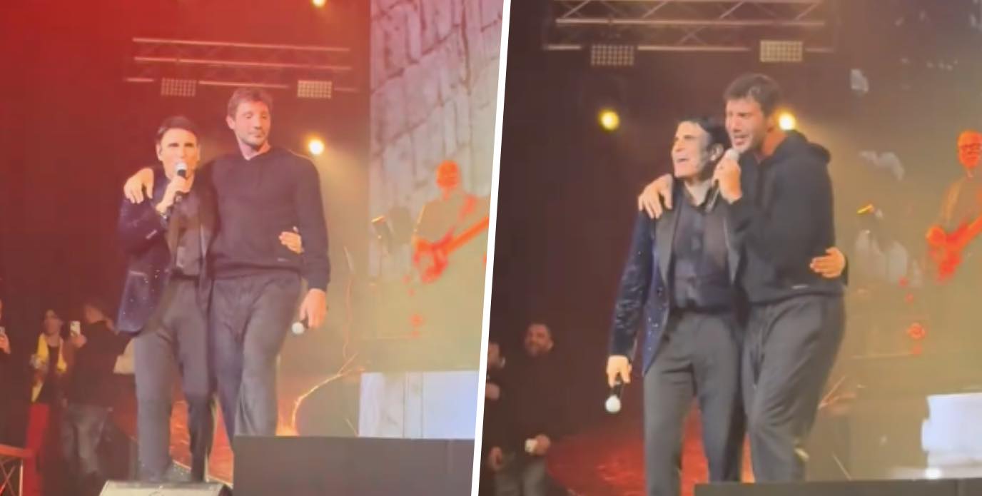 Sal Da Vinci duetta con Stefano De Martino sulle note di Rossetto e caffè (VIDEO)