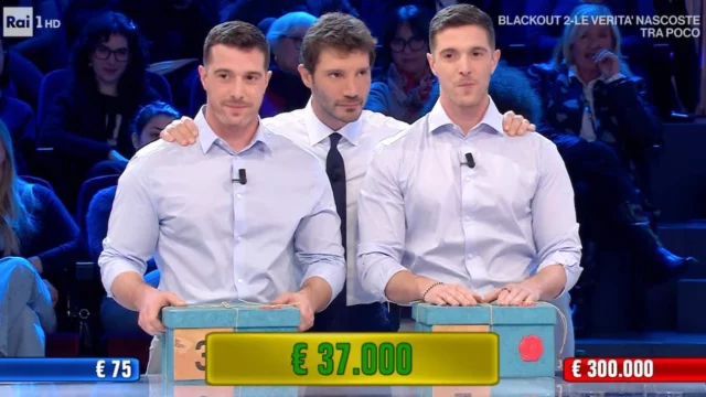 Affari Tuoi, i gemelli Andrea e Alessandro dedicano la vittoria alla sorella