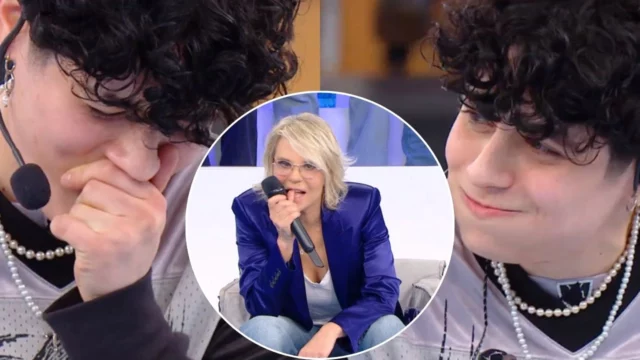 maria de filippi consola senza cri piange amici 24