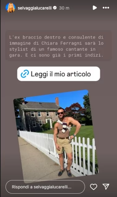 La storia Instagram di Selvaggia Lucarelli su Fabio Maria Damato, ex braccio destro di Chiara Ferragni