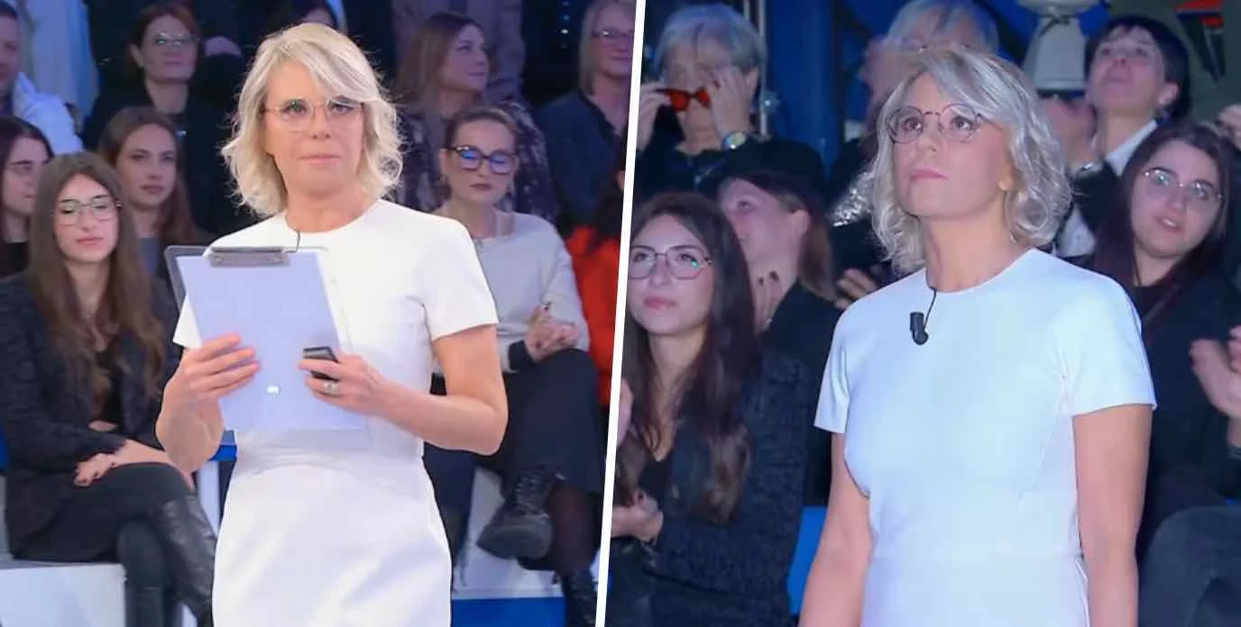 Maria De Filippi sfoggia un tubino da oltre 1000 Euro firmato Victoria Beckham (e non è la prima volta)