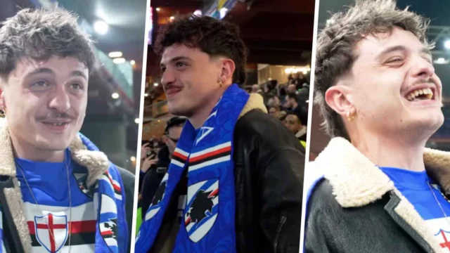 Olly arriva allo stadio e i tifosi della sua Sampdoria lo accolgono cantando Balorda Nostalgia