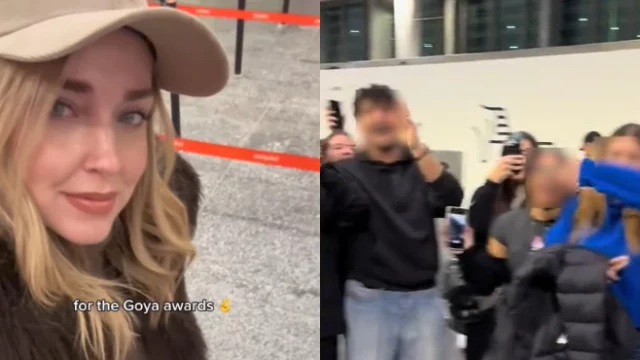 Chiara Ferragni accolta come una star a Malaga dai fan