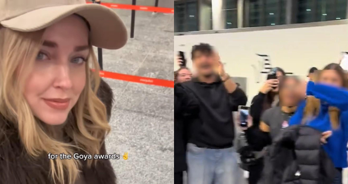 Chiara Ferragni accolta come una star a Malaga, fan l’attendono in aeroporto e le cantano “Sei bellissima”