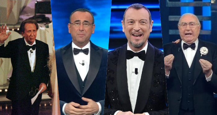 Quali sono i conduttori che hanno presentato più edizioni di Sanremo? Abbiamo una classifica