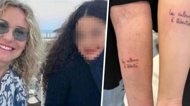 Antonella Clerici fa un tatuaggio con la figlia Maelle e svela il significato