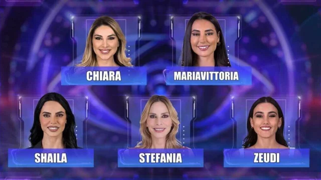 Grande Fratello: Chiara, Mariavittoria, Shaila, Stefania o Zeudi, chi vuoi in finale? VOTA IL SONDAGGIO