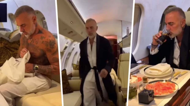 Gianluca Vacchi mostra il suo lussuoso jet privato: quanto costa