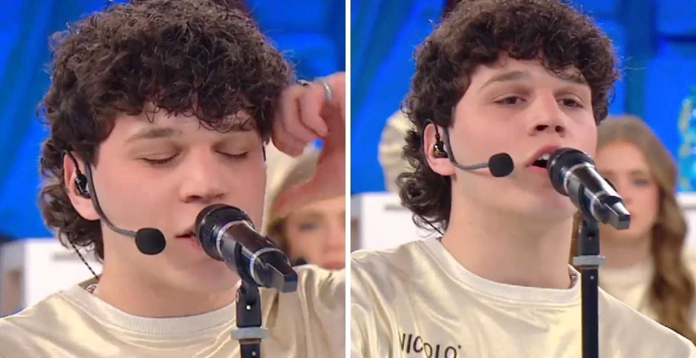 Nicolò Filippucci canta il suo nuovo inedito Cuore bucato ad Amici 24 (VIDEO)